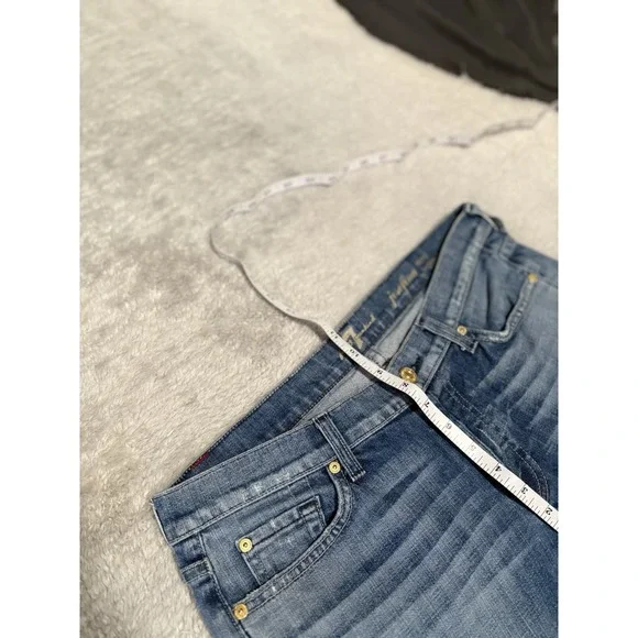7 For All Mankind Josefina Skinny Boyfriend Womens Denim Jeans Size 29 Act 34 - Picture 5 of 8